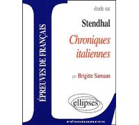 Chroniques Italiennes De Stendhal