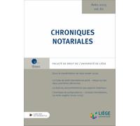 Chroniques notariales - Volume 80 (80)