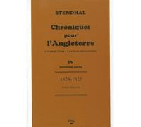 Chroniques pour l'Angleterre : contributions à la presse britannique Volume 5, Années 1824-1825, les douze Lettres du petit neveu de Grimm - Keith G. Mcwatters - Uga - broché - Essai