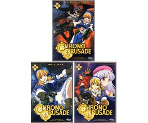 Chrono Crusade Volume 1, 2 & 3 (A Plague of Demons, Holy War & The World, The Flesh & The Devil) 3 DVD Sets