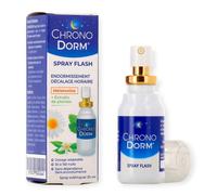 Chronodorm Spray sublingual Flash Mélatonine - Endormissement et Décalage horaire - 30 ml