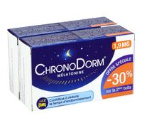 ChronoDorm Mélatonine 1,90mg 2x30 Comprimés