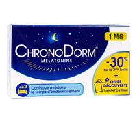 ChronoDorm Melatonine 1mg 2x30comp