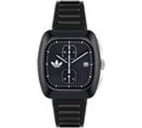 Adidas Montre Chrono AOSY24533 – Boîtier Eco-Céramique, Bracelet Bio-résine Noir Taille One Size