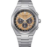 Chronographe Citizen Argent/Acier Avec Vis Collection Supertitanio - homme