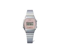 Casio Vintage LA670WEA-4A2EF - Femme - Numérique - Montre digitale/montre connectée - Stainless steel - Plexiglas