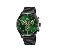 Lotus Montre Homme Chrono Acier Milanais Noir 18639/E