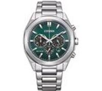 Chronographe Homme Citizen CA459081X Bracelet s Solaire EcoDrive Chrono Vert G