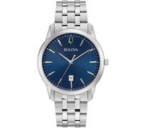 Chronographe homme élégant et robuste Bulova 96B338 avec boîtier en acier ino...