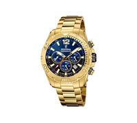 Montre FESTINA pour Homme F20684/2 Timeless Chronograph Boîtier en Acier Inoxydable Doré Bracelet en Acier Inoxydable Doré
