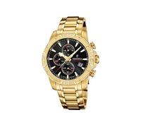 Festina Montre pour Homme F20705/4 Timeless Chronograph Boîtier en Acier Inoxydable Doré Bracelet en Acier Inoxydable Doré