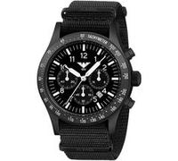 Chronographe Homme KHS.PLABSSC.NB Bracelet s Solaire PLATOON Black Steel Solar Chronograph