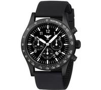 Chronographe Homme KHS.PLABSSC.SB Bracelet s Solaire PLATOON Black Steel Solar Chronograph