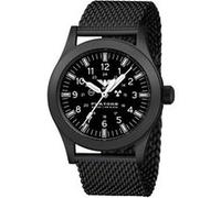 Chronographe Homme KHS.PLABSSF.MB Bracelet s PLATOON Black Steel Solar