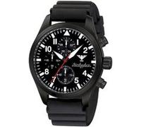 Chronographe Homme pour Analogiques Quartz avec Bracelet Silicone KHS.AIRBSC.DB