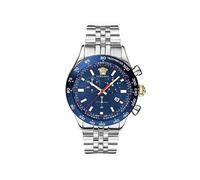 Versace Hellenyium VE2U01024 Montre chronographe pour homme en acier inoxydable