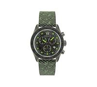Versace Montre Homme 43 mm Bracelet cuir noir GRECA DOME CHRONO VE6K00123