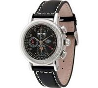 Chronographe Homme ZenoWatch Nostalgia full calendar 98081c1 Noir G