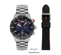 Chronographe homme Zeppelin 7298M3_Set - acier inoxydable et verre saphir,...