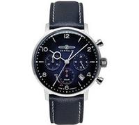 Chronographe Homme Zeppelin 80863N bracelet s Solaire LZ129 Hindenburg G