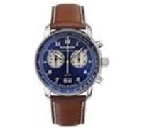 Chronographe Homme Zeppelin 86843 Bracelet s Quartz LZ127 Graf Zeppelin Bleu G