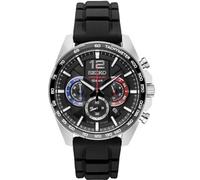 Seiko Hommes Analogique Quartz Montre avec Bracelet en Silicone SSB347P1