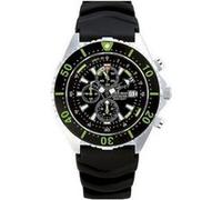 Chronographe Unisex Chris Benz Mixte CBC300GKBS de plongéeVert Noir