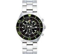 Chronographe Unisex Chris Benz Mixte CBC300GMB de plongéeVert Noir Gris G