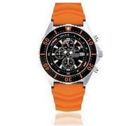 Chronographe Unisex Chris Benz Mixte CBC300OKBO de plongéeOrange Noir
