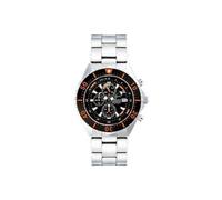 Chronographe Unisex Chris Benz Mixte CBC300OMB de plongéeOrange Noir