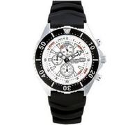 Chronographe Unisex Chris Benz Mixte CBC300WKBS de plongéeBlanc Noir