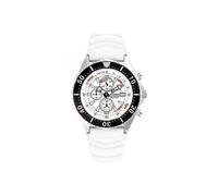 Chronographe Unisex Chris Benz Mixte CBC300WKBW de plongéeBlanc