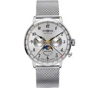 Chronographe Zeppelin pour homme 7036M-1, argent, 40 mm, bracelet en acier...