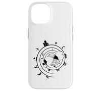 Chronologie avec sablier et évolution Coque pour iPhone 14