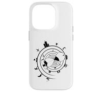 Chronologie avec sablier et évolution Coque pour iPhone 14 Pro