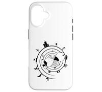 Chronologie avec sablier et évolution Coque pour iPhone 16