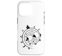 Chronologie avec sablier et évolution Coque pour iPhone 16 Pro