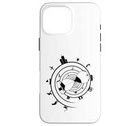 Chronologie avec sablier et évolution Coque pour iPhone 16 Pro Max