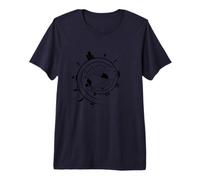 Chronologie avec sablier et évolution T-Shirt Haut de Gamme