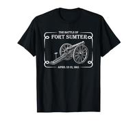 Chronologie de l'histoire de la Bataille de Fort Sumter Guerre Civile d'avril 1861 T-Shirt