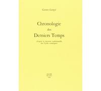 Chronologie des derniers temps