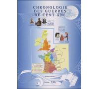 Chronologie des guerres de cent ans - Maurice Griffe - Tableaux Synoptique De L'histoire - broché - Atlas / carte