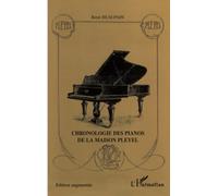 Chronologie des pianos de la maison Pleyel – Version augmentée – 2006 – L'Harmattan