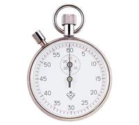 Chronomètre analogique mécanique, minuterie Portable en Acier Inoxydable avec Pause, pour l'entraînement et Les expériences de Course à Pied