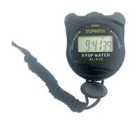 Chronomètre Électronique À Une Rangée, Deux Canaux, Minuterie De Sport, Fitness, Course, D'athlétisme, Code D'arbitre Minuterie Multifonctionnelle(Black)