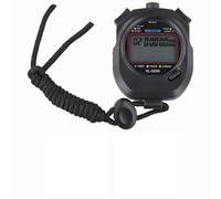 Chronomètre électronique de sport portable avec affichage multifonction pour entraînement de fitness et étudiants, boîtier en métal ABS