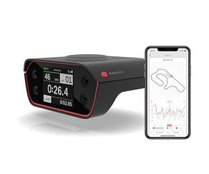 Chronomètre et indicateur de Vitesse RaceBox 0-100 km/h - Écran LCD 2 Pouces, GPS, Compteur de Performance du véhicule, Support de Pare-Brise, kit Complet