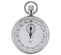 Chronomètre mécanique - Chronomètre analogique à 13 Rubis pour Le Sport, à Cadran Blanc avec lanière, 30 s/15 m