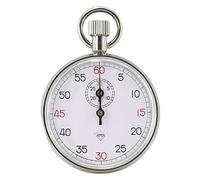 Chronomètre mécanique - Chronomètre analogique à 13 Rubis pour Le Sport, à Cadran Blanc avec lanière, 60 s/30 m