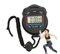 Chronomètre, minuterie d'exercice,Chronomètre de sport avec cordon | Montre de poche numérique à grand écran avec fonction d'alarme pour entraîneurs sportifs, entraîneurs de fitness, arbitres